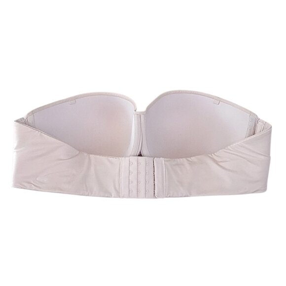 Victoria’s Secret Strapless Bra 40D Nude Lightly Padded Molded Cups - Picture 4 of 10